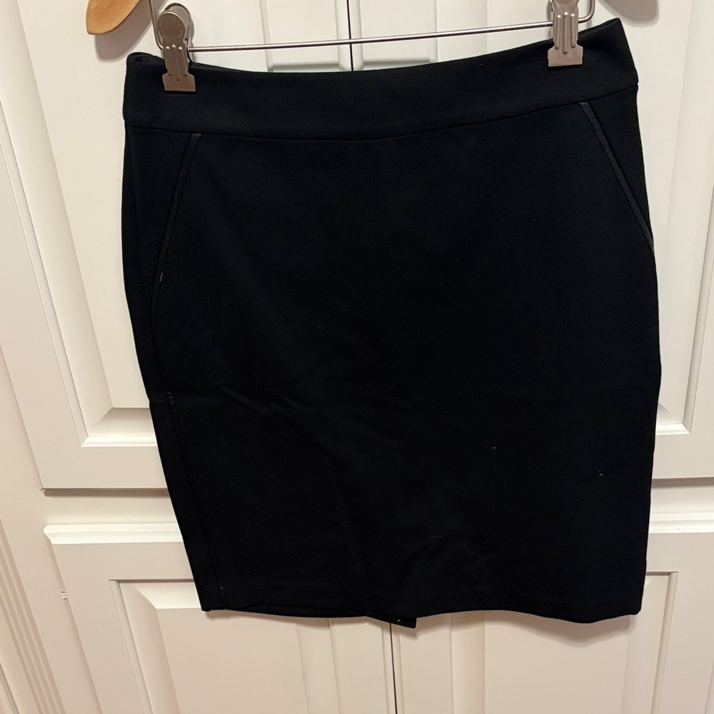 Talbots Classic Black Pencil Skirt